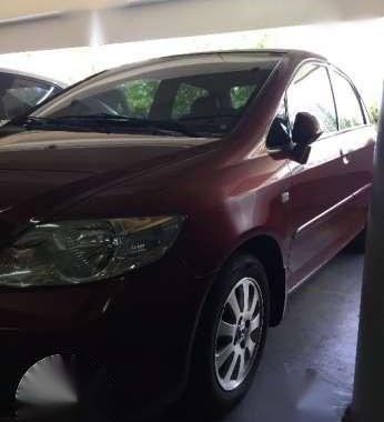 2008 honda city 1.3 AT red