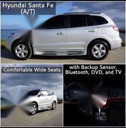 2008 Hyundai Santa Fe With TV and DVD