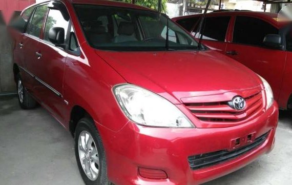 2011 Toyota Innova Red E MT Gas for 475k vios wigo altis