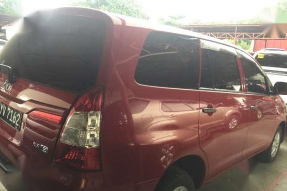 2016 Toyota Innova Manual Red
