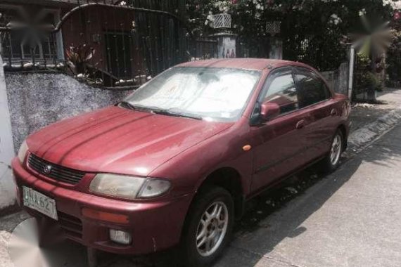 Mazda 323 red