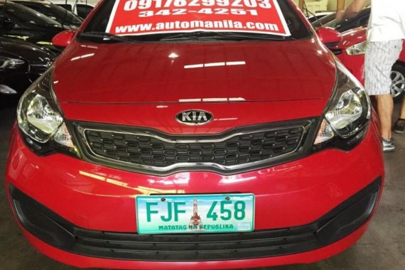 Kia Picanto 2013 Gasoline Automatic Red