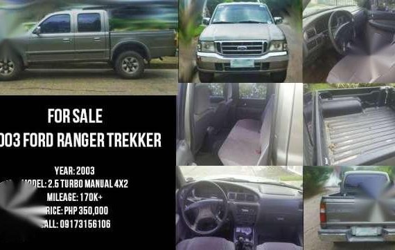 2003 Ford Ranger Trekker Pick Up Truck For Sale