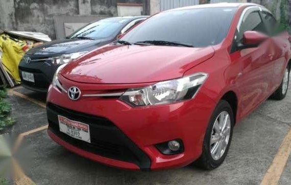 2017 Toyota Vios 1.3E Dual VVTi Red Mica AT for 665k wigo altis mirage