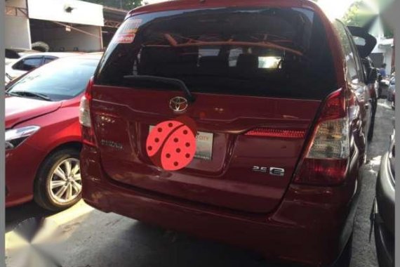 2016 Toyota Innova 2500E Automatic Shift Red (Old Look)