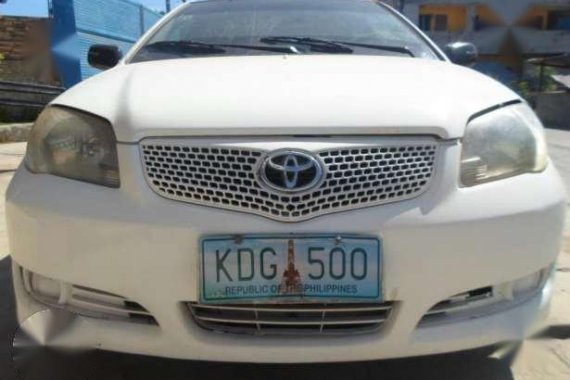 Well maintained Toyota Vios 2008 Manual Trans White Gasoline for sale