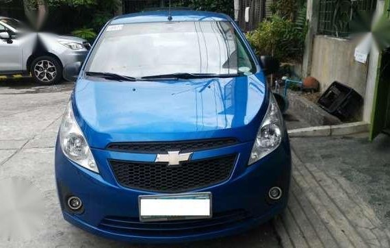 Blue Chevrolet Spark 2012 AT