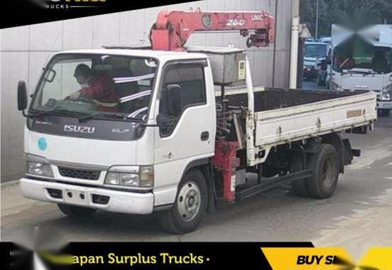 SELLING -Crane Truck - ISUZU Elf - Autokid Trucks_Japan Surplus Trucks
