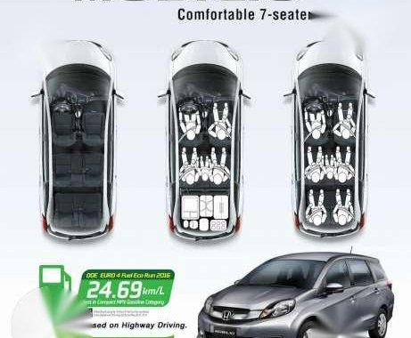 2016 Honda Mobilio for as low as 40k Cash Out