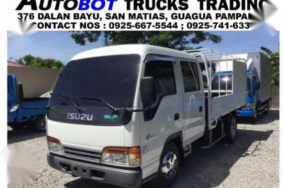 Isuzu Elf Giga Doublecab Bubbletop Dropside 11ft 2017 Japan CBU 10ft