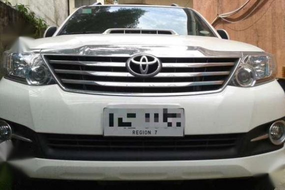 2014 Toyota Fortuner G MT Cebu Casa Maintained Low Mileage 10200 only