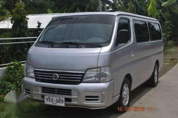 2013 nissan urvan estate 3.0Di