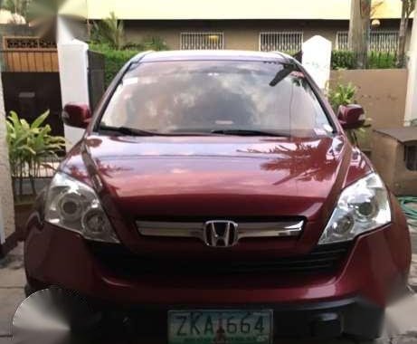 2007 Honda CR-V 4x2 MT Red For Sale