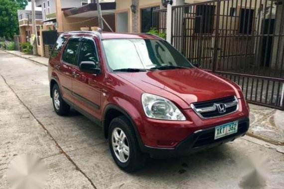 Honda CRV 2004 MT Red For Sale