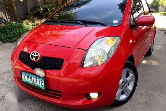 Toyota Yaris 2008 AT Red For Sale