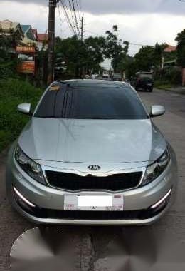 KIA Optima EX 2013 AT Silver For Sale