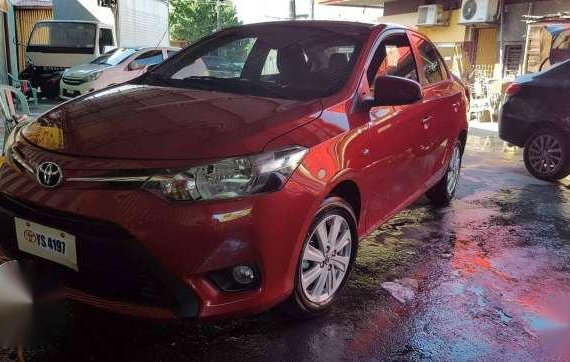 For sale 2016 Toyota Vios E Manual Red Gas