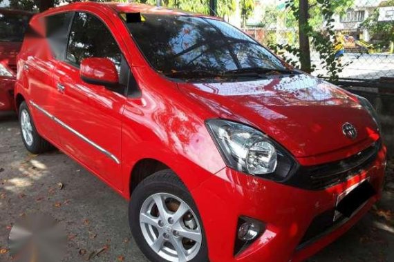 2017 Toyota Wigo G Manual Red for sale