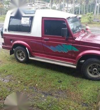 Multicab Suzuki Samurai Red For Sale