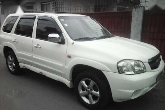 Elegant Mazda Tribute 2007 White for sale