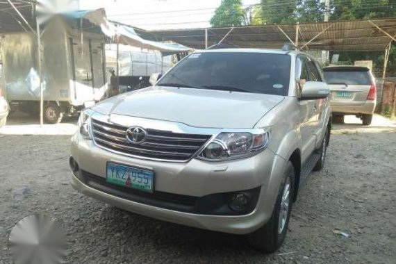 2013 Toyota Fortuner G d4d 4x2 AT