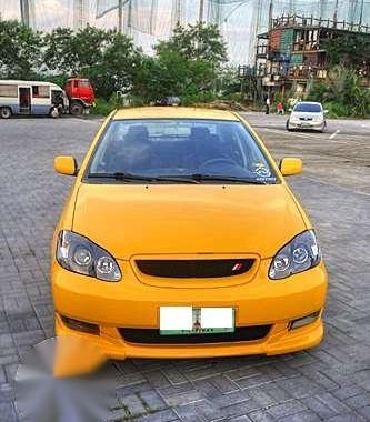 2003 Toyota Corolla Altis Yellow For Sale