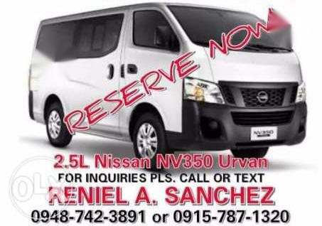New Nissan Nv350 urvan 2.5l MT for sale