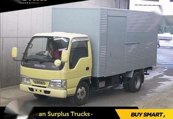 Japan Truck Isuzu Elf Aluminum Van 2015