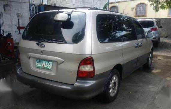 Kia CarnivaL 1999 Beige MT For Sale