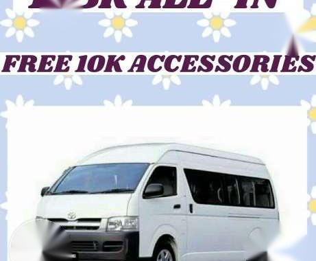 Toyota Hiace 2017 (105K ALL-IN)