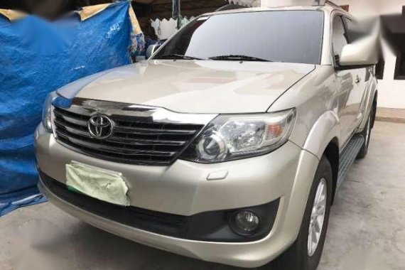 2012 Toyota Fortuner G Automatic Diesel