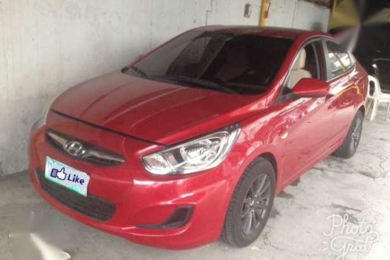 2012 Hyundai Accent Red AT For Sale