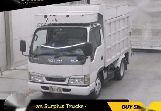 ISUZU Elf Mini Dump Truck - Japan Surplus - AUTOKID - Wing Van - Mixer