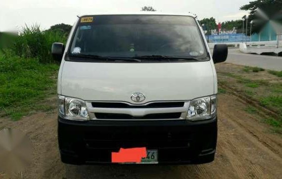 2013 Toyota Hiace Commuter d4d manual diesel