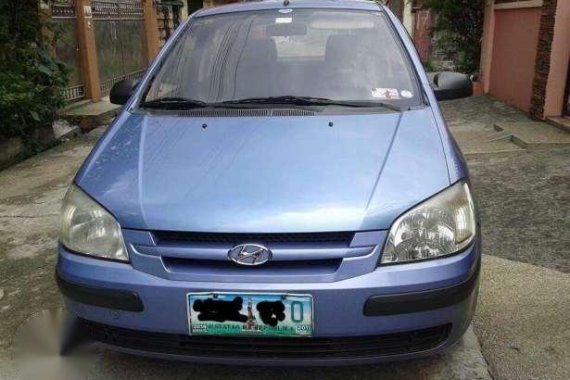 Hyundai Getz Manual 2005 Blue For Sale