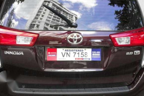 2017 Toyota Innova 2.0 g