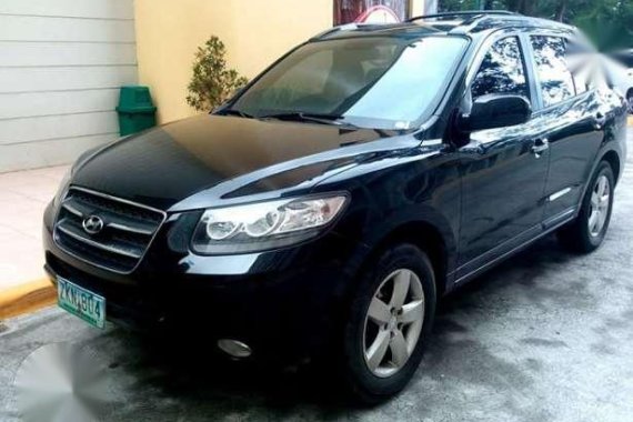 SUV 2007 Hyundai Santa Fe Jet Black CRDI VGT Diesel