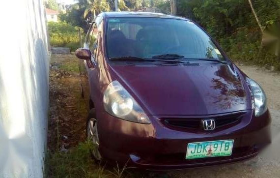 Honda Fit Red 2006 AT For Sale