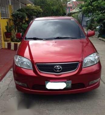 Toyota Vios 2005 RED MT For Sale