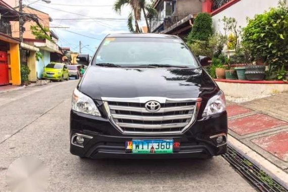 Toyota Innova 2014 G Diesel Black For Sale