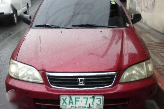 Honda City LXI Type Z 2001 Red For Sale