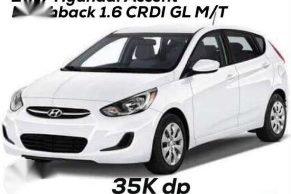 2017 Hyundai Accent Hatchback CRDI MT Diesel 35K dp promo