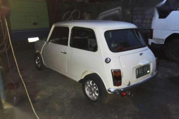 Classic Mini Cooper White MT For Sale