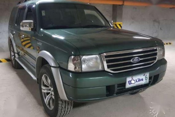 2005 Ford Everest Green Automatic 