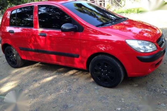 Hyundai Getz 2010 Red Manual