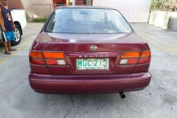 Nissan Sentra 1999 MT Red For Sale