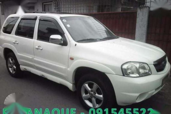 Mazda Tribute 2007 White AT 