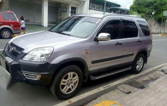 2003 Honda Crv Manual Silver For Sale