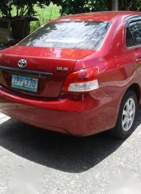 Toyota Vios E 2008 Red MT For Sale