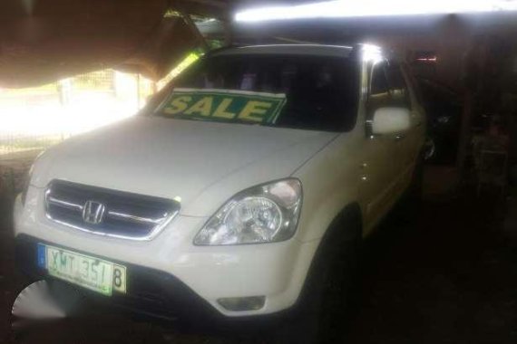 2004 Honda CRV Manual White 